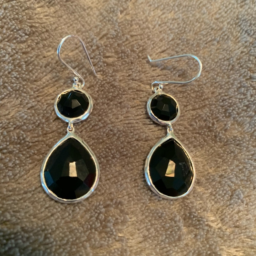 Ippolita black onyx drop earrings